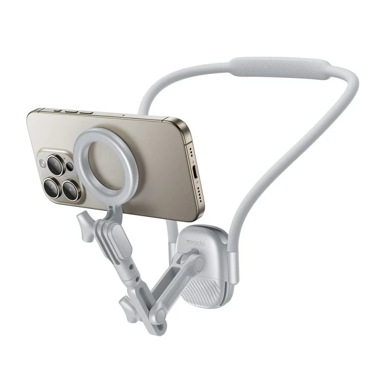 Yesido Magnetic Neck Mount, Multi-functional, White