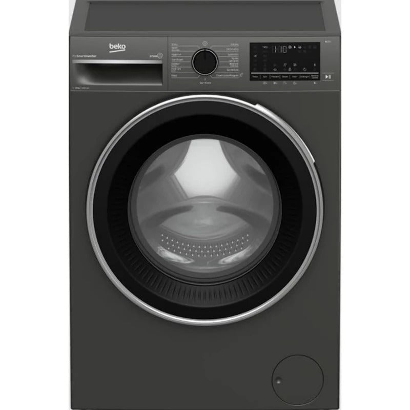 Beko Front Load Washing Machine A+++, 15Programs, 10KG, 1400RPM, Manhattan Grey