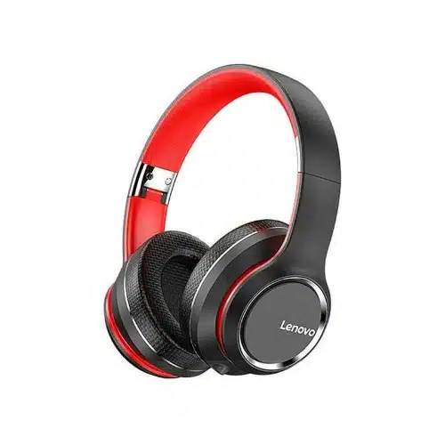 Lenovo Audio Headphone, Bluetooth Portable Wireless Stereo, Black