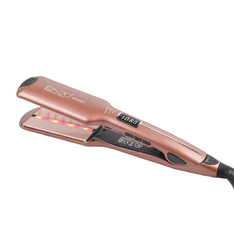 Enzo Hair Straightener Ceramic, Red