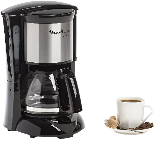 Moulinex Coffee Maker, 0.6L, 6 Cups, 600Watts, Black