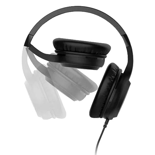 Motorola Wired Headset With Enhanced Bass, Black