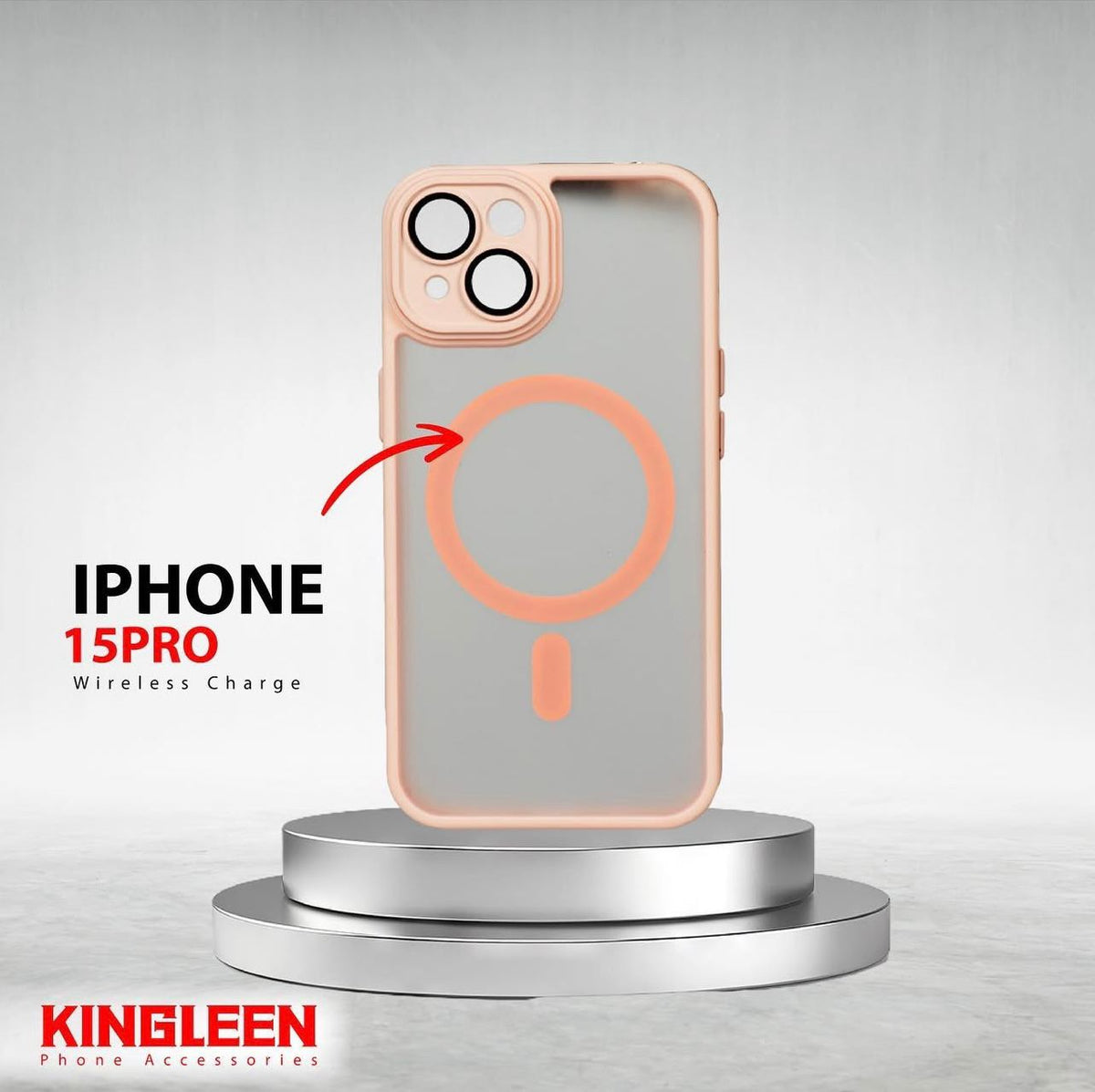 King Leen Cover iPhone 15Pro, Close Camera, Multicolour
