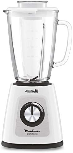 Moulinex Blend force Glass Blender, 1.75Lit, 700Watts, White