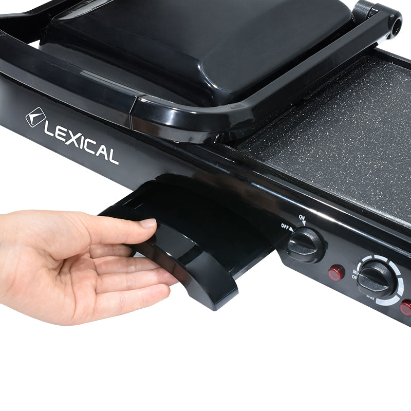 Lexical Contact Grill, 1600Watts, Black