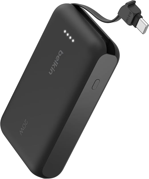Belkin BPB027HQBL Power Bank, 10,000 mAh, Black
