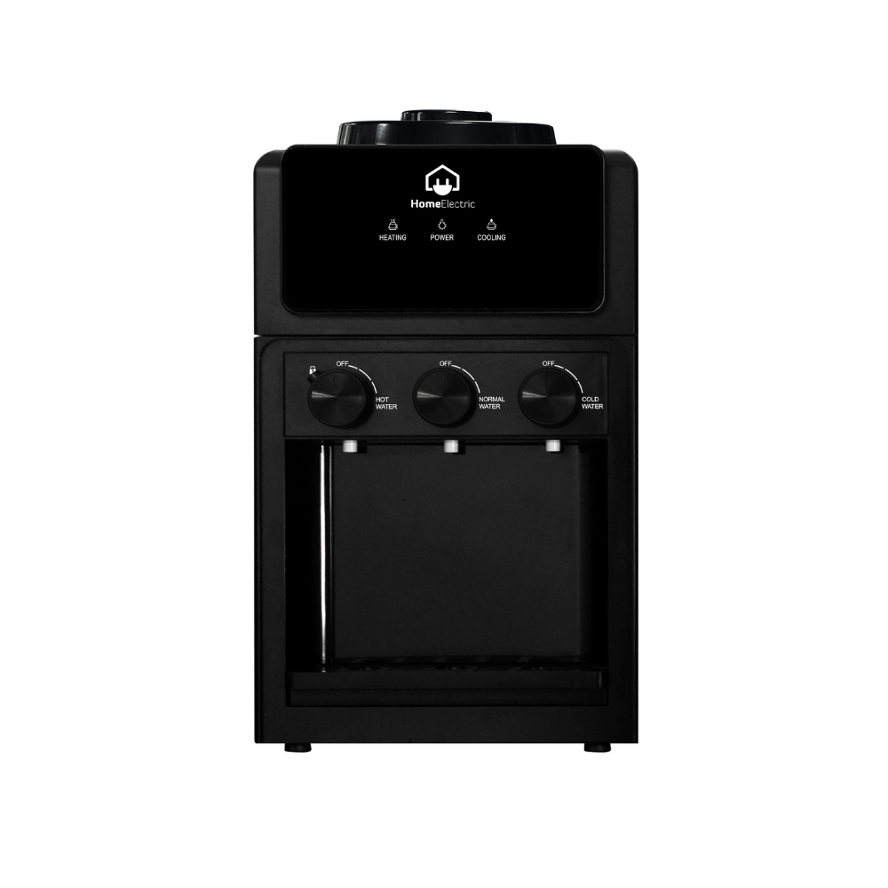 Home Electric Water Dispenser Bottom Load, Hot & Cold, 590Watts, Black