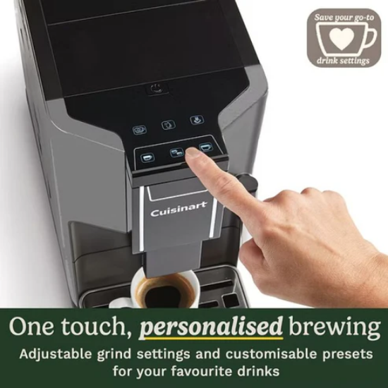 Cuisinart Fully Automatic Espresso Machine, 1.5Lit, 1690Watts, Black