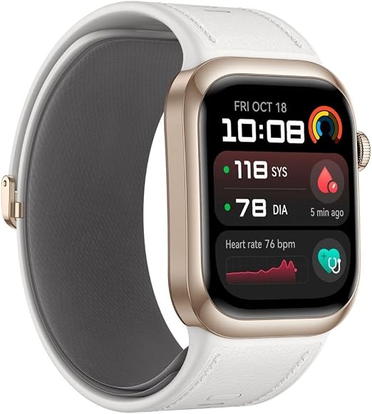 HUAWEI 55020DJC Watch D, Advanced Health Monitoring, White