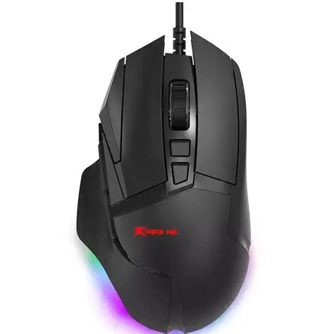 SHT RGB Wired Gaming Mouse, 12800DPI, Black