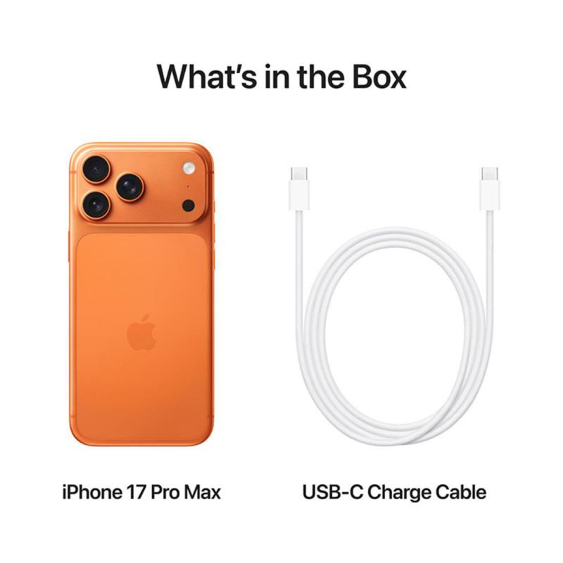 Apple iPhone 17 Pro Max, 256GB, Cosmic Orange