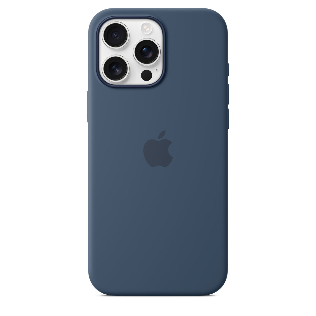 Apple iPhone 16 Pro Max Silicone Case with MagSafe, Denim