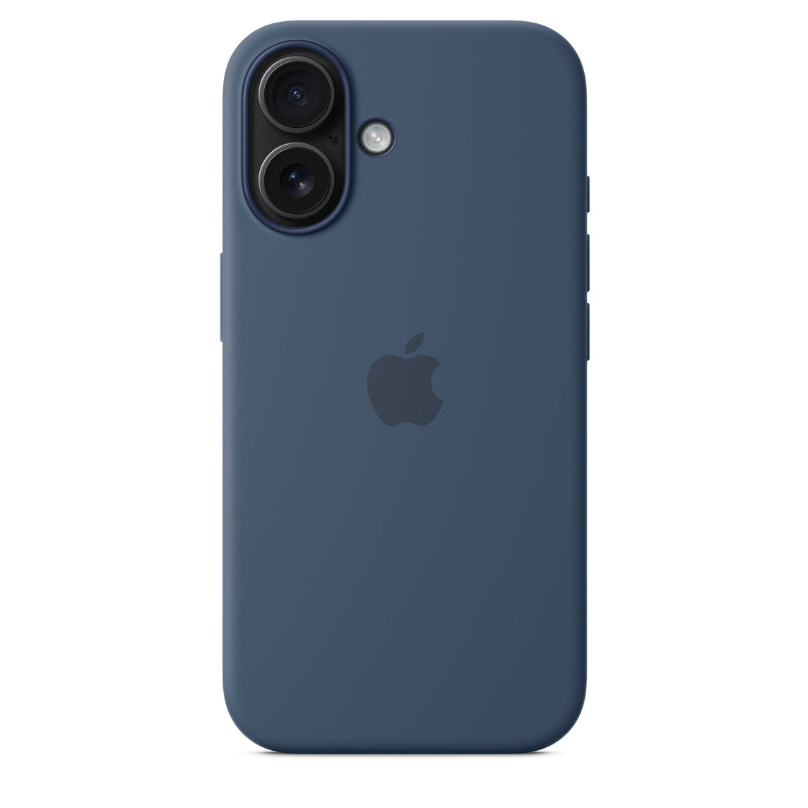 iPhone 16 Silicone Case with Mag Safe, Denim