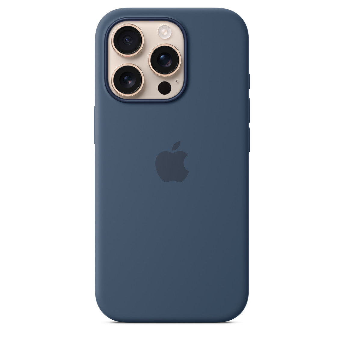 iPhone 16 Pro Silicone Case with Mag Safe, Denim