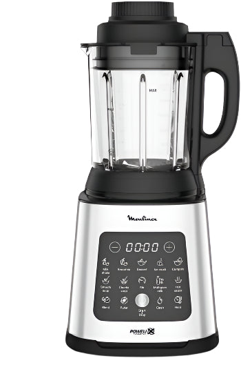 Moulinex Blender 10 Automatic Programmes, 2Lit, 1400Watts, Stainless Steel