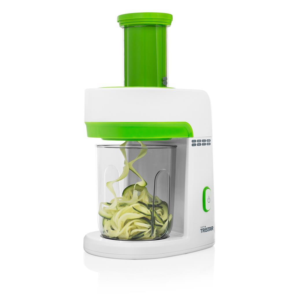 "MX-4816/TRISTAR VEGGIE SPIRAL SLICER 8 IN 1 250 Watt / 8 / BLACK