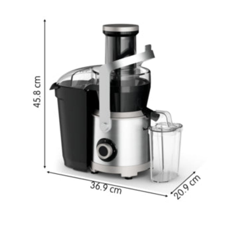 Moulinex Juicer, 2.2Lit, 1000Watts, Black / Steel