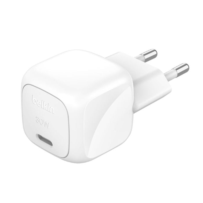 Belkin Cube Wall Charger PD, USB-C, 30Watts, White