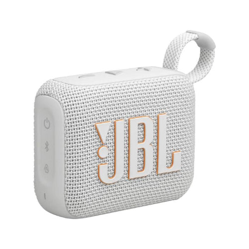 JBL Go 4 Portable Bluetooth Speaker, 4.2Watts, White