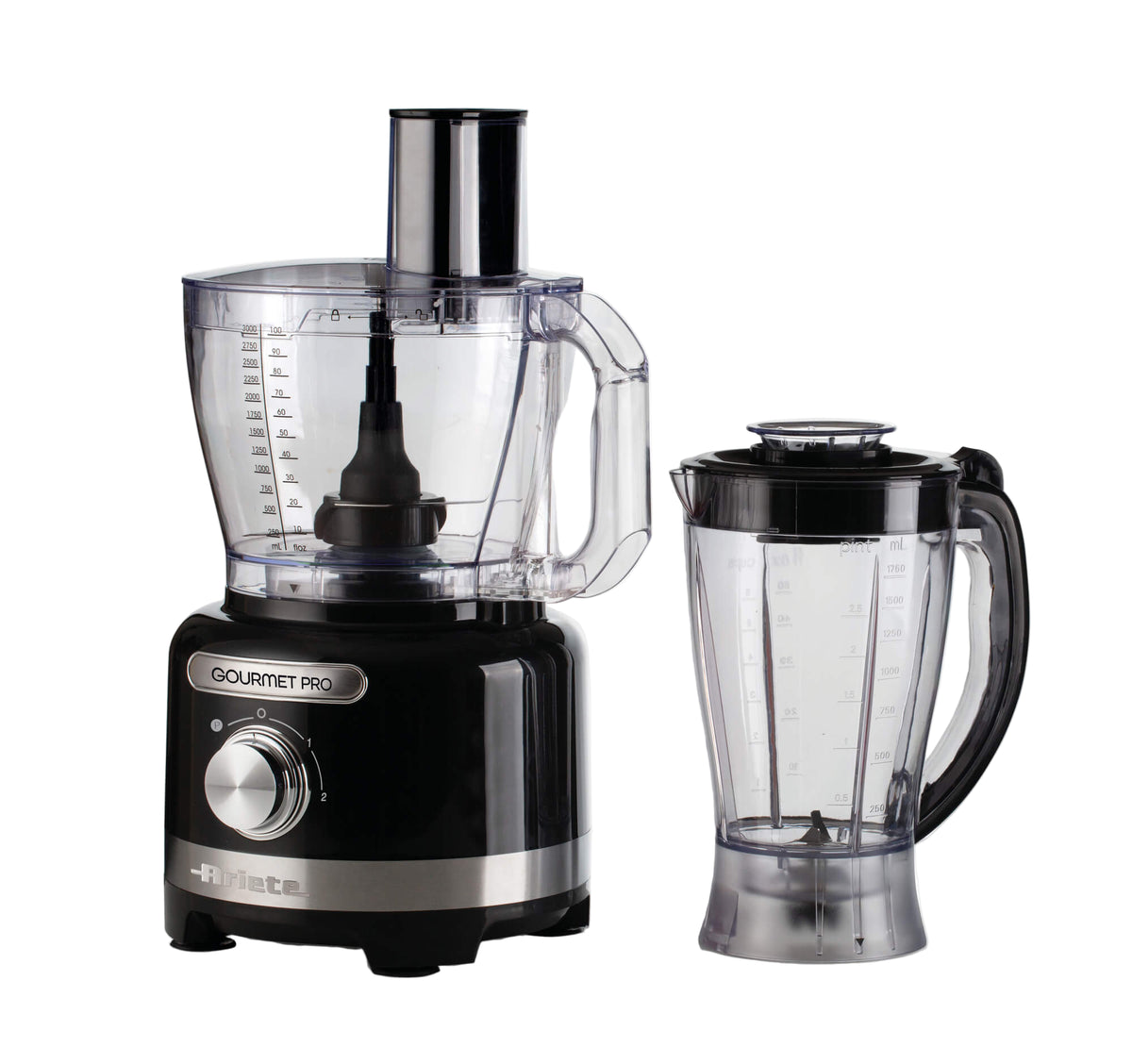 Ariete Food Processor, 3Lit, 1000Watts, Black