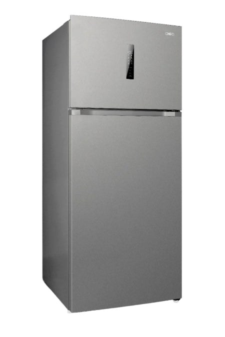CHiQ Top Mount Refrigerator A+, 580Lit, Inverter, Glass Shelf, Inox