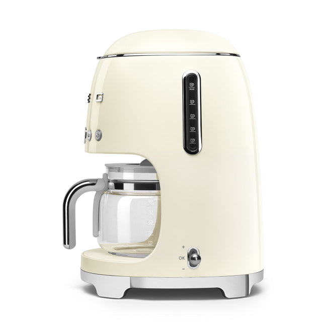 Smeg Filter American Coffee Machine, Dispensing up to 10, 1.4Lit, Cream