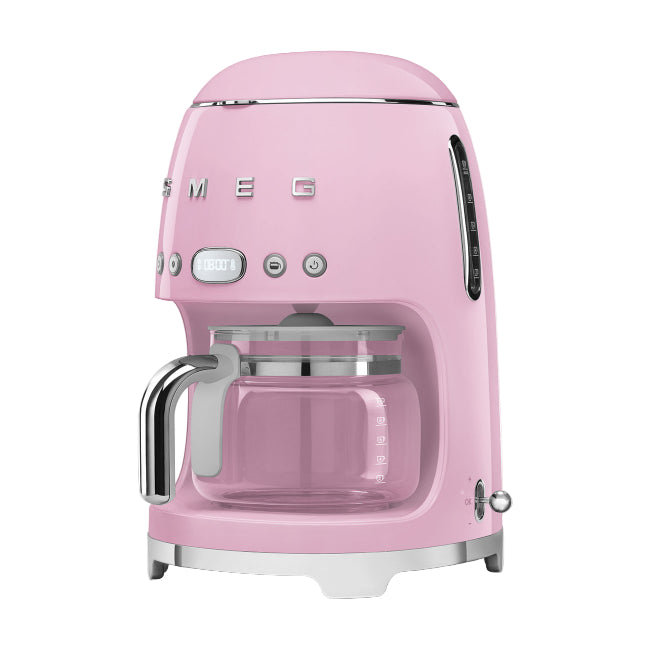 Smeg Filter American Coffee Machine, Dispensing up to 10, 1.4Lit, Pink