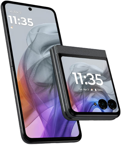 Smartphone with a stylus dock on a white background
