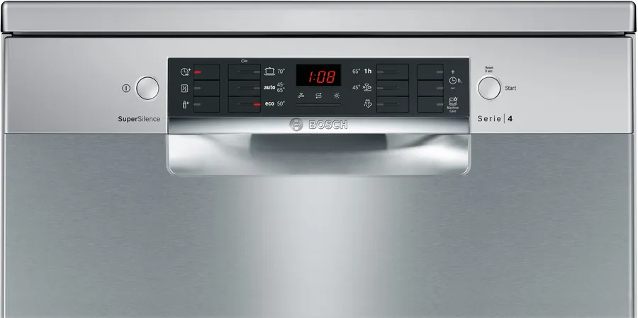 Bosch Free Stand Dishwasher A++, 3Spray, 6Program, Stainless Steel