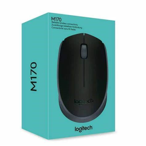 M170/Logitech Wireless Mouse Grey M170/Smooth optical tracking Wireless range: 10 m DPI (Min/Max): MOUSE / Black / WIRELESS