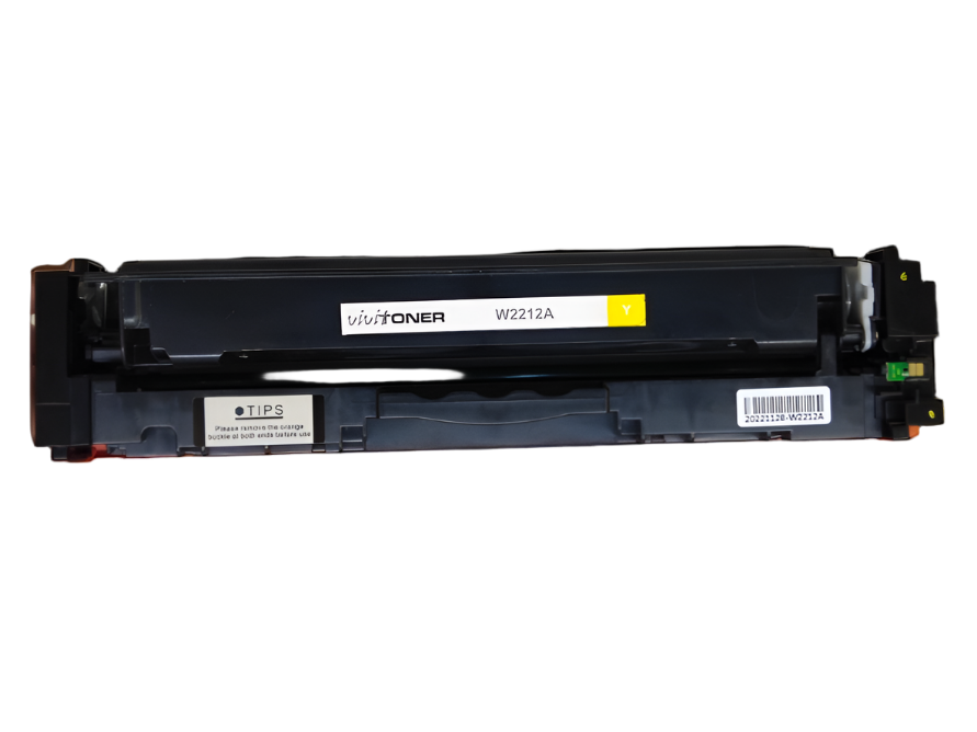 Vivit Ink Toner W2212A 207A & 206, Yellow with Chip