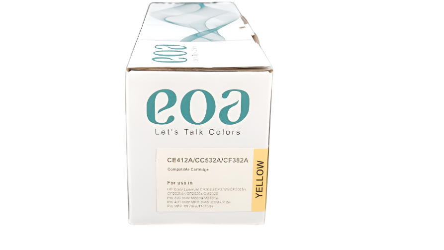 Eoa Ink Cartridge CE412A / CC532A / CF382A & Cartridge 718, Yellow