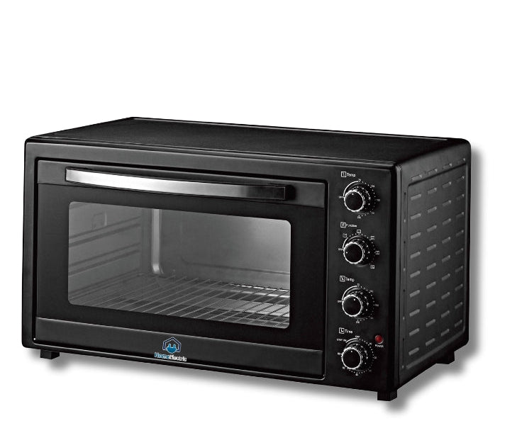HK-66 / Home Electric Electric Oven , 60L Black 2200W , 60 minutes timer with bell ring with inside 2200 WATT / BLACK