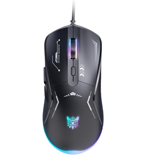 Onikuma RGB Wired Gaming Mouse DPI, USB Cable Length 1.5Mm, Black