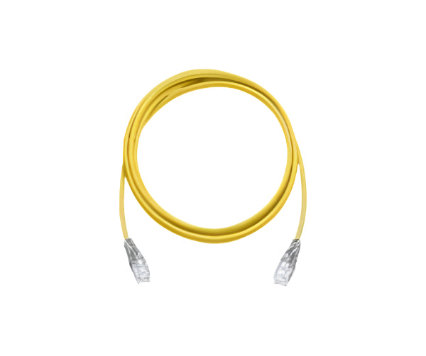 NCB-C6UYELR1-1/D-LINK Cat6 UTP 24 AWG PVC Round Patch Cord 1m CABLE / Black / switch