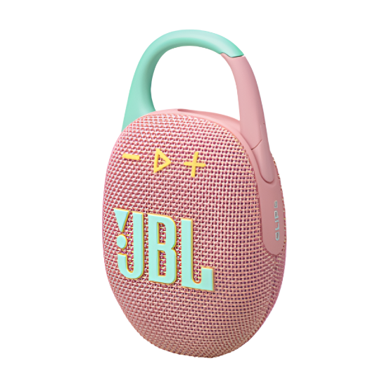 JBL Clip 5 Portable Speaker, 10Watts, Pink