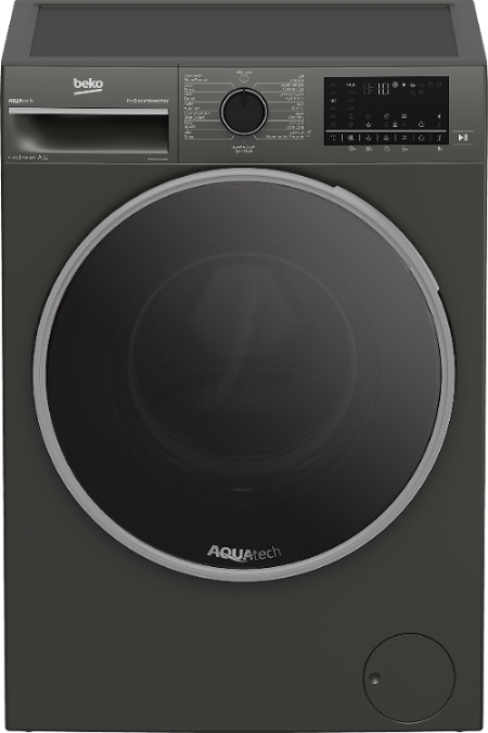 Beko Front Load Washing Machine A+++, 9KG, 1400RPM, Manhattan Gray