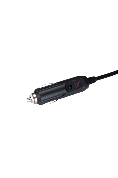 Car charger plug on a white background