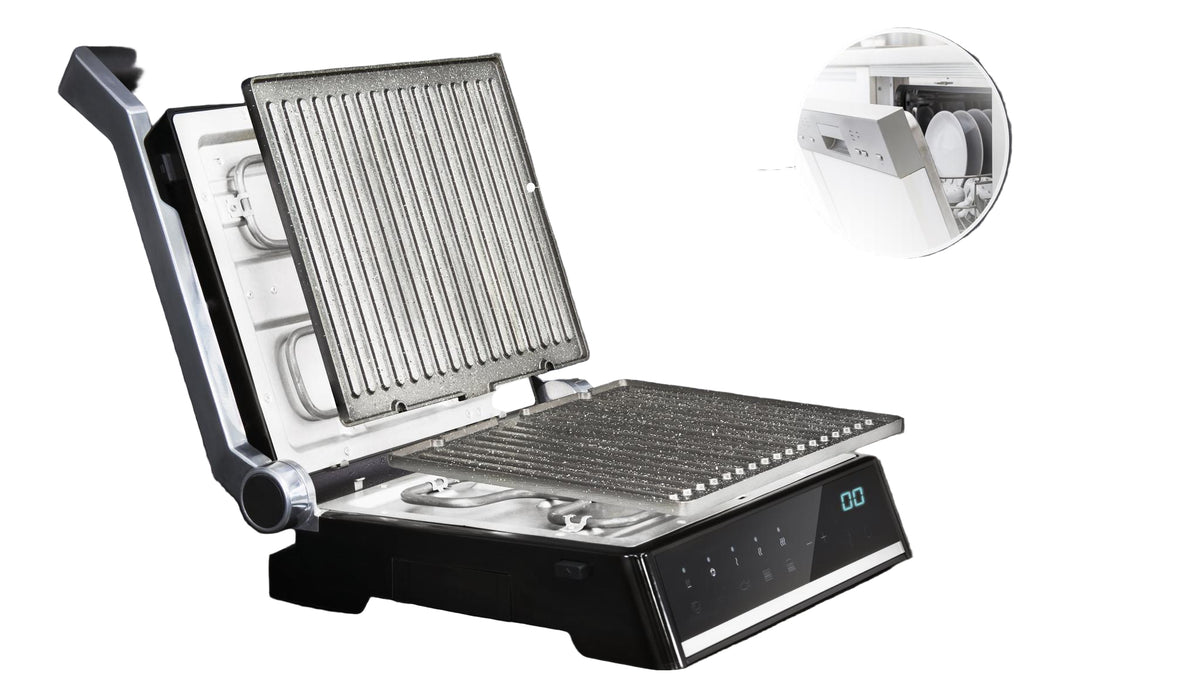 Cecotec Smart Electric Grill, 4Sandwiches, 2000Watts, Black