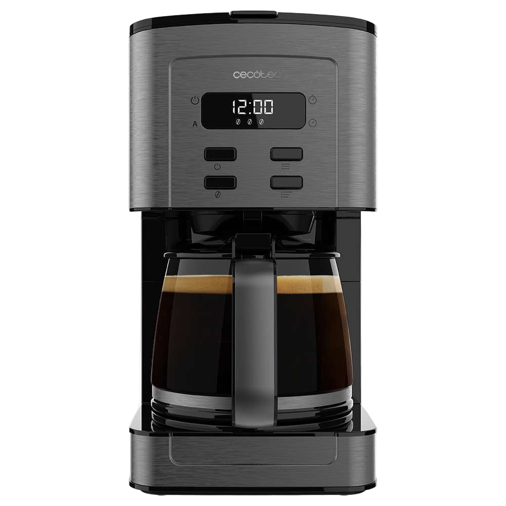Cecotec Digital Drip American Coffee Machine, 1.3Lit, 800Watts, Black