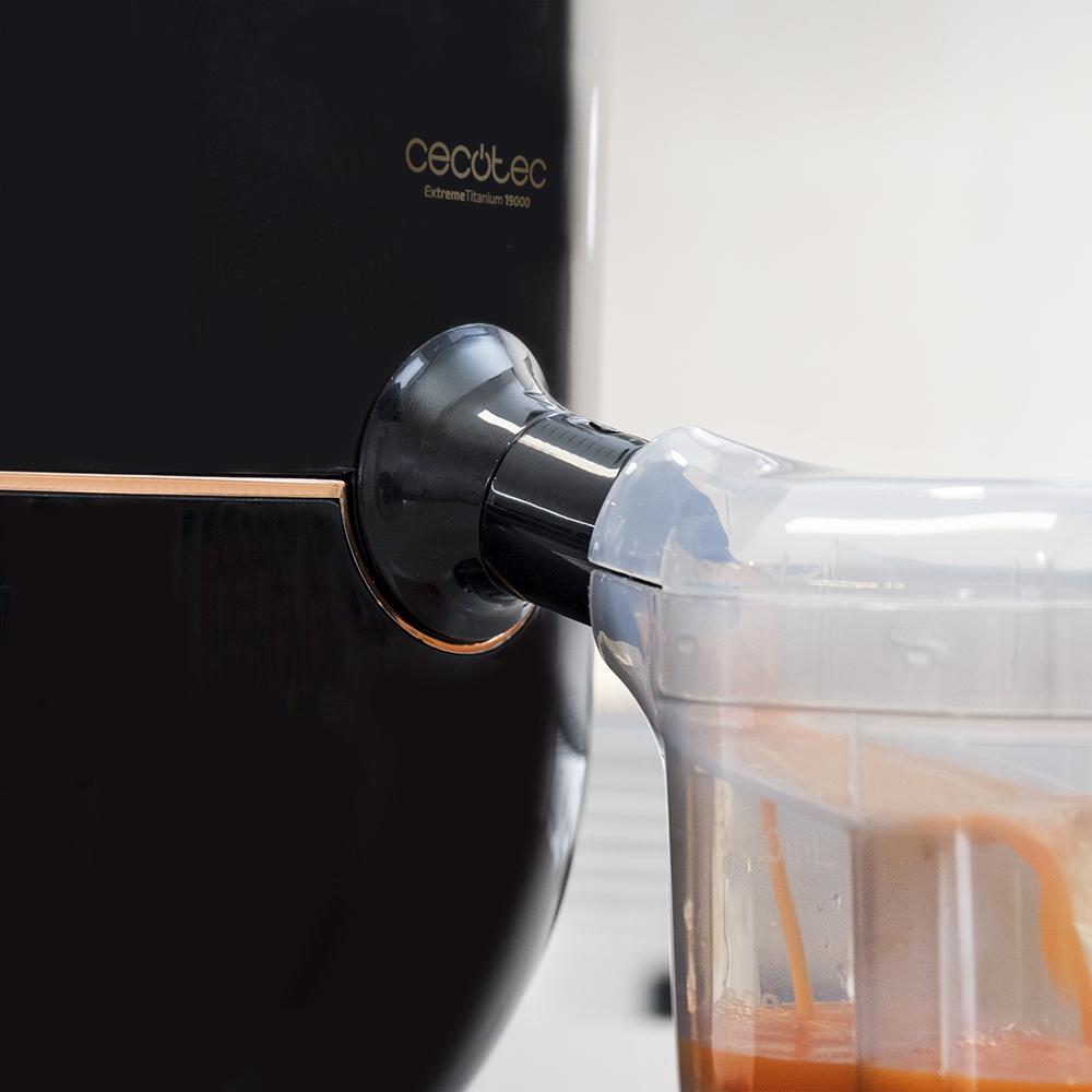 Cecotec Extreme Titanium Juicer, 500Ml, 1000Watts, Black