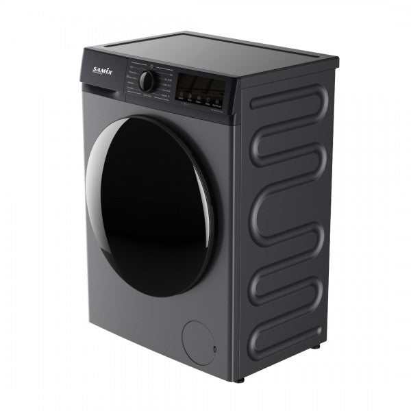 Samix Front Load Washing Machine A++, 10KG, 1400RPM, Dark Grey