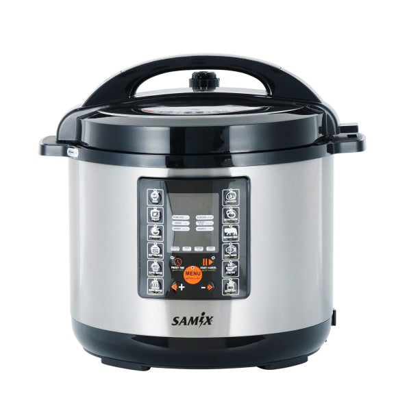 SNK-PC12S / SAMIX PRESSURE COOKER 12 L 220-240 V 1600 W Black&steel 12 L / 1600 WATT / Black&steel