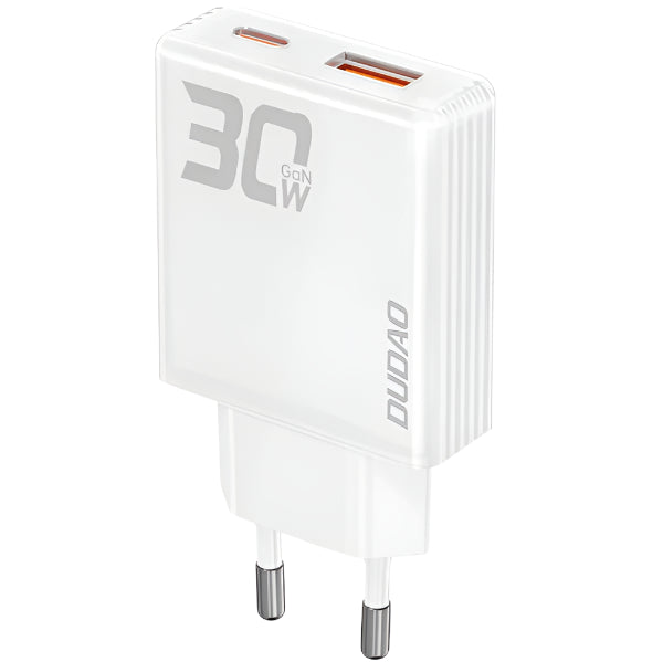 DUDAO Wall Charger C TO C, 30Watts, White