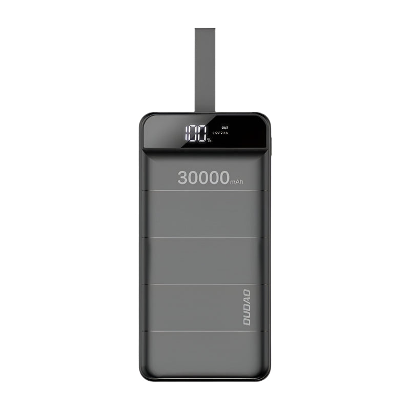 Dudao Fast Power Bank 30000Mah, 22.5Watts, Grey