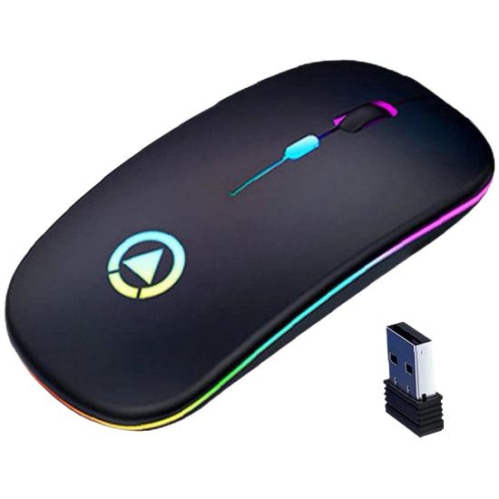 A2 / RGB Gaming Rechargeable Mouse MOUSE / Black / N/A