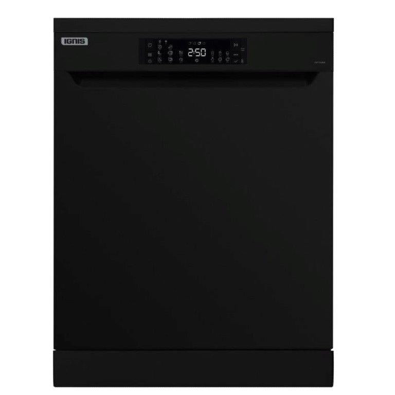 Ignis Free Stand Dishwasher A+++, Safety System, 8Programs, 15 Sets, Black