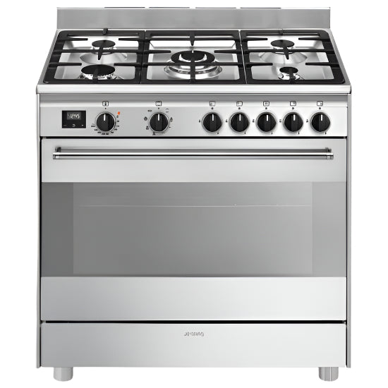 Odul Gas Cooker, Full-Safety Turbo 2Fan, 90Cm, Stainless Steel