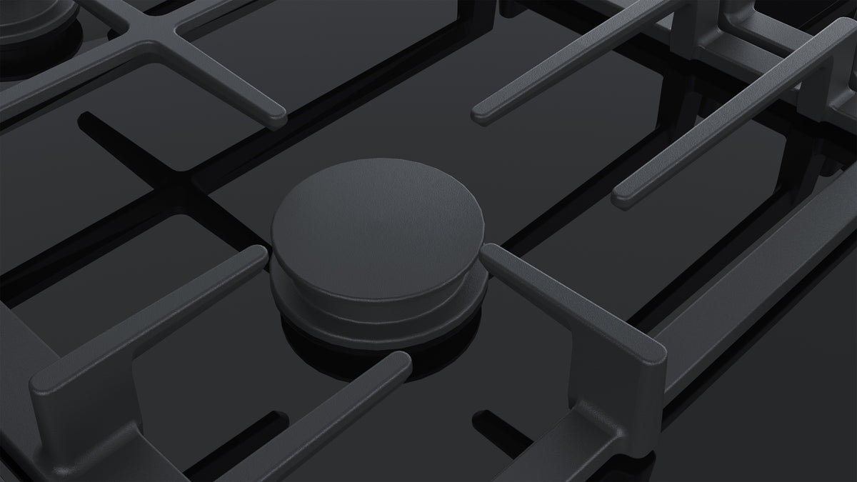 Bosch Built in Ceramic Gas Hob, Serie 8, 90Cm, 5Burners, Black