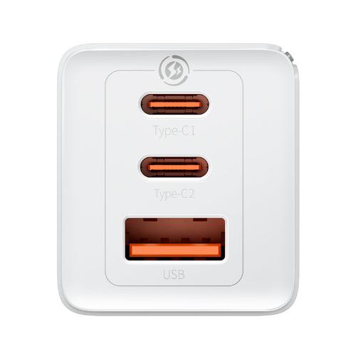 Baseus GaN5 Pro Fast Charger 2C, 65Watts, White